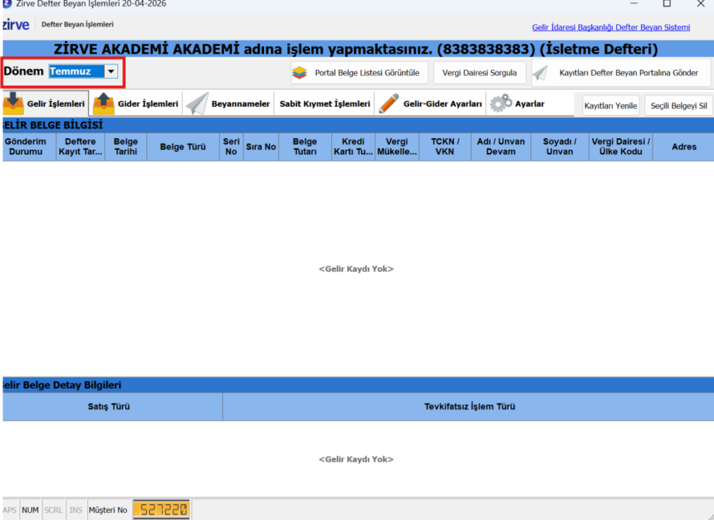 image-254-1024x745 Nasıl Yapılır? Zirve Kullanım Kılavuzları  zirve işletme zirve defter beyan defter beyan DBS basit usül 