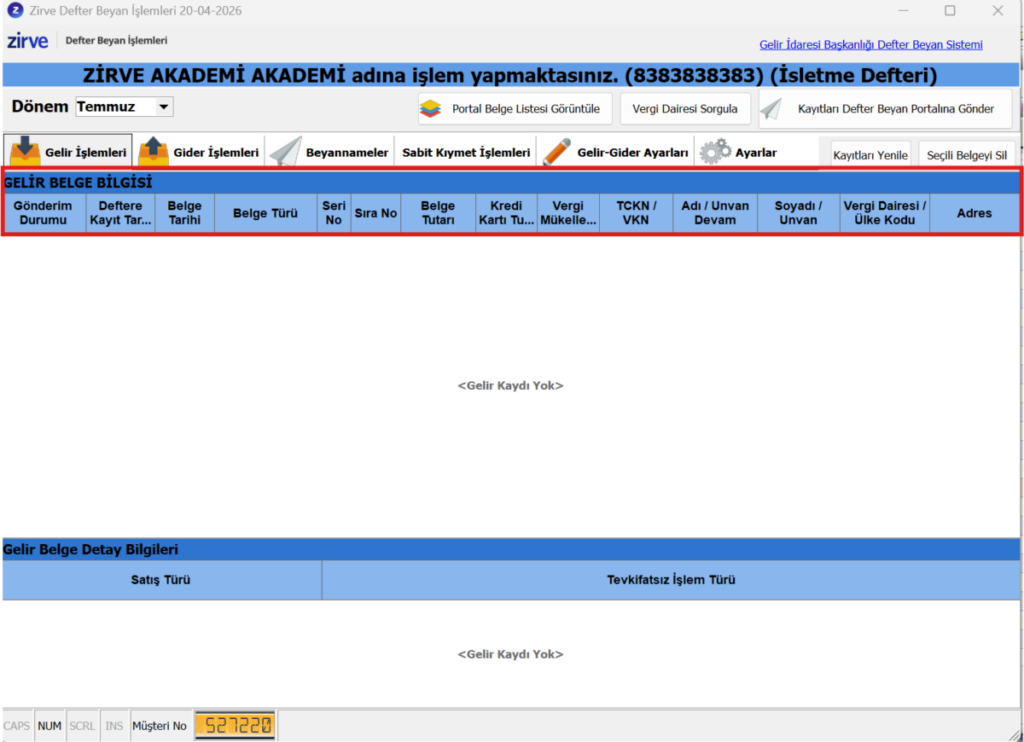 image-255-1024x742 Nasıl Yapılır? Zirve Kullanım Kılavuzları  zirve işletme zirve defter beyan defter beyan DBS basit usül 