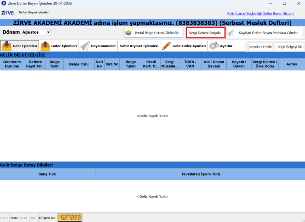 image-274-1024x746 Nasıl Yapılır? Zirve Kullanım Kılavuzları  zirve işletme zirve defter beyan defter beyan DBS basit usül 