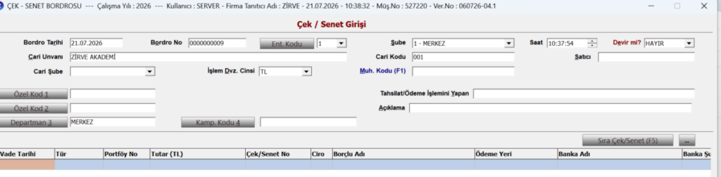 image-262-1024x252 Nasıl Yapılır? Zirve Kullanım Kılavuzları  zirveyazılım Zirve yazılım senet muhasebe çek 