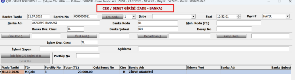 image-267-1024x278 Nasıl Yapılır? Zirve Kullanım Kılavuzları  zirveyazılım Zirve yazılım senet muhasebe çek 