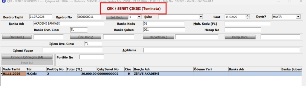 image-271-1024x290 Nasıl Yapılır? Zirve Kullanım Kılavuzları  zirveyazılım Zirve yazılım senet muhasebe çek 