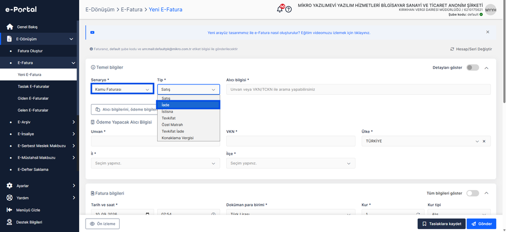 image-16-1024x470 e-Portal Ön Muhasebe  ŞARJ faturası GİB e-İrsaliye e-Fatura değişiklikleri e-fatura e-dönüşüm e-Belge değişiklikleri 2026 e-Belge değişiklikleri e-Belge e-arşiv fatura 