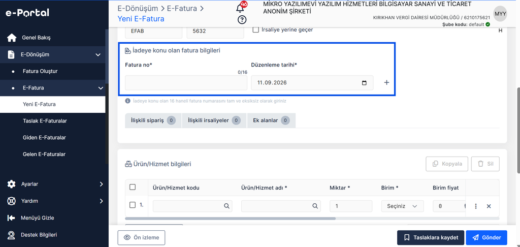 image-27-1024x486 e-Portal Ön Muhasebe  ŞARJ faturası GİB e-İrsaliye e-Fatura değişiklikleri e-fatura e-dönüşüm e-Belge değişiklikleri 2026 e-Belge değişiklikleri e-Belge e-arşiv fatura 
