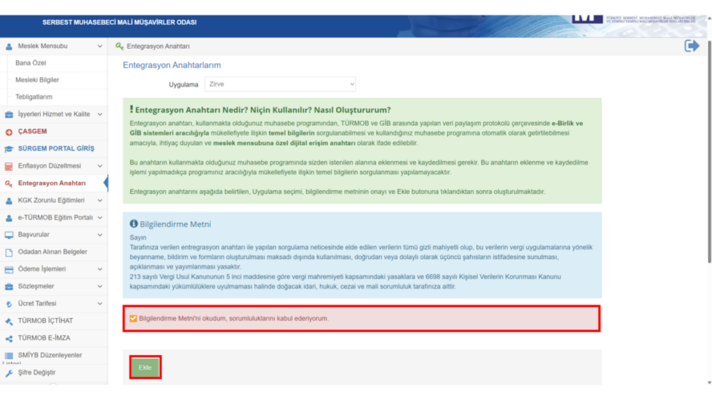 image-44-1024x576 Nasıl Yapılır? Zirve Kullanım Kılavuzları  türmob secret key türmob entegrasyon anahtarı türmob api key türmob api türmob noterler birliği mükellef sorgulama entegrasyon anahtarlarım entegrasyon anahtarı entegrasyon e-birlik entegrasyon anahtarı e-birlik e birlik api cari sorgulama api key 