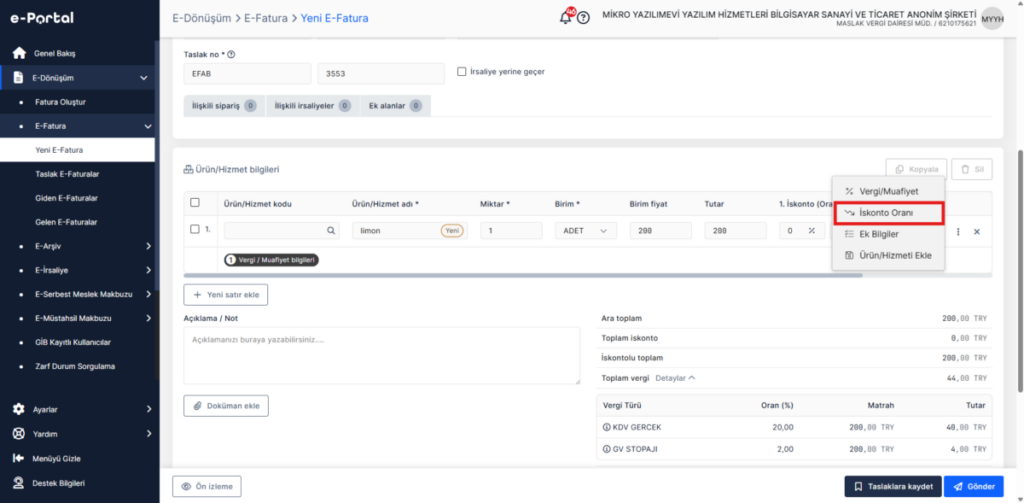 image-113-1024x503 e-Portal Nasıl Yapılır? Zirve Kullanım Kılavuzları  portal fatura e-portal e-fatura e-dönüşüm e-arşiv e fatura kesme 