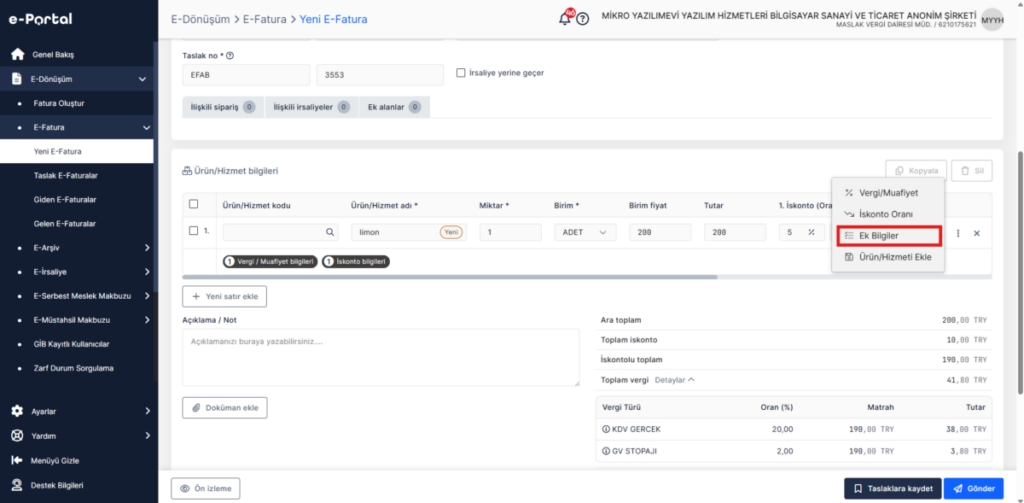 image-116-1024x503 e-Portal Nasıl Yapılır? Zirve Kullanım Kılavuzları  portal fatura e-portal e-fatura e-dönüşüm e-arşiv e fatura kesme 