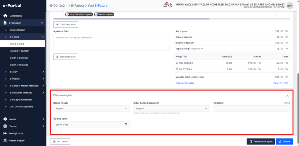 image-118-1024x503 e-Portal Nasıl Yapılır? Zirve Kullanım Kılavuzları  portal fatura e-portal e-fatura e-dönüşüm e-arşiv e fatura kesme 