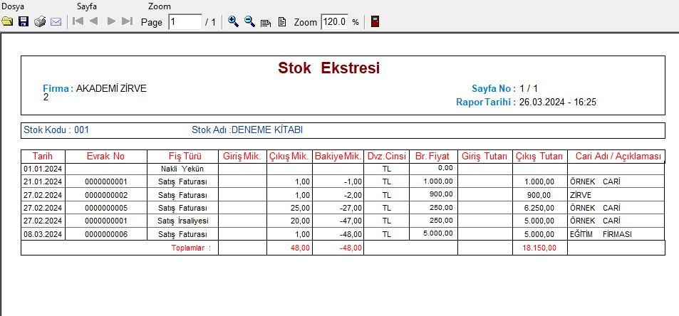 image-140 Ön Muhasebe Zirve Kullanım Kılavuzları Zirve Ticari  