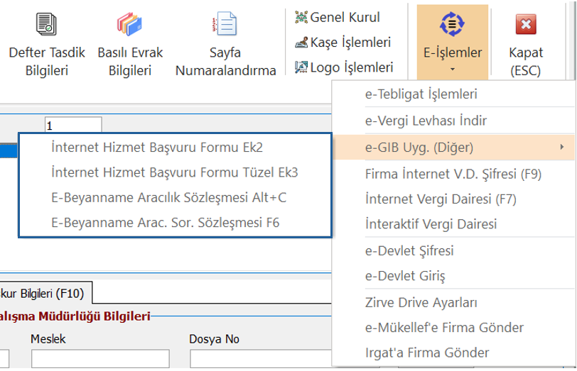 image-87 Ön Muhasebe Zirve Kullanım Kılavuzları Zirve Ticari  