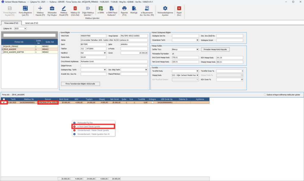 image-117-1024x609 E-Dönüşüm Nasıl Yapılır? Zirve Kullanım Kılavuzları  Zirve gib esmm elektronik serbest meslek makbuzu e-smm aktivasyon e-smm e-dönüşüm aktivasyon 