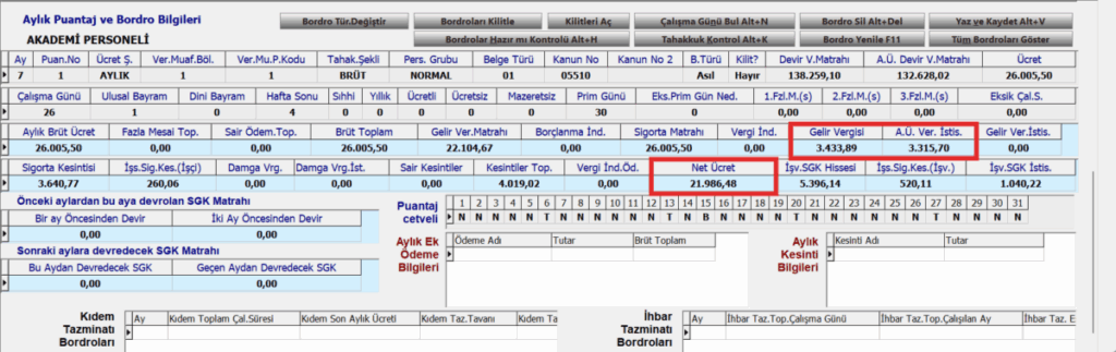 image-35-1024x323 Bordro-Personel Genel Muhasebe Zirve Müşavir  Zirve Bordro Vergi İstisnası Vergi Dilimi Türkiye Maaş Sistemi SGK Kesintisi Prim Ödemesi net maaş Maaş Kesintileri Maaş Hesaplama Kümülatif Gelir İşsizlik Sigortası gelir vergisi fazla mesai Ek Ödemeler damga vergisi Çalışan Hakları Bordro Örnekleri Bordro hesaplama Asgari Ücret 2025 asgari ücret 