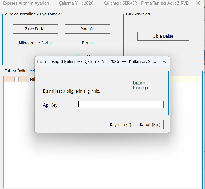 image-51 Genel Muhasebe Güncelleme İçerik Nasıl Yapılır? Veri Aktarımları Zirve Finansman Zirve Masaüstü Programları Zirve Müşavir  zirve express express aktarım bizim hesap entegrasyon bizim hesap 