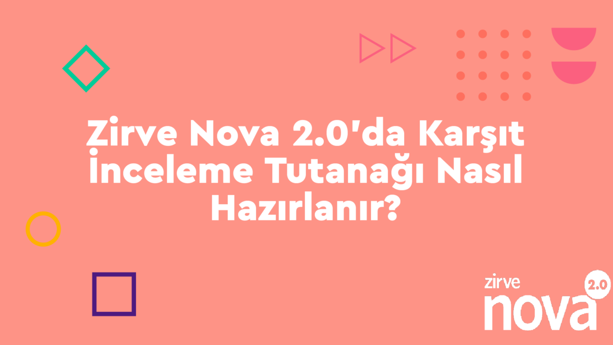 Karsit-Inceleme-Tutanagi-Nova Zirve Nova  Karşıt İnceleme Tutanağı dijital vergi dairesi 