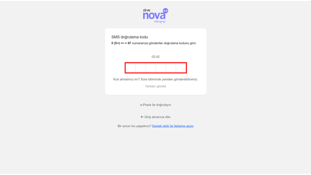 image-89-1024x576 Zirve Nova  Zirve Nova 2.0 Veri Güvenliği İki Aşamalı Doğrulama Hesap Güvenliği Giriş Güvenliği Dijital Güvenlik Çift Faktörlü Kimlik Doğrulama Bulut Muhasebe Programı 