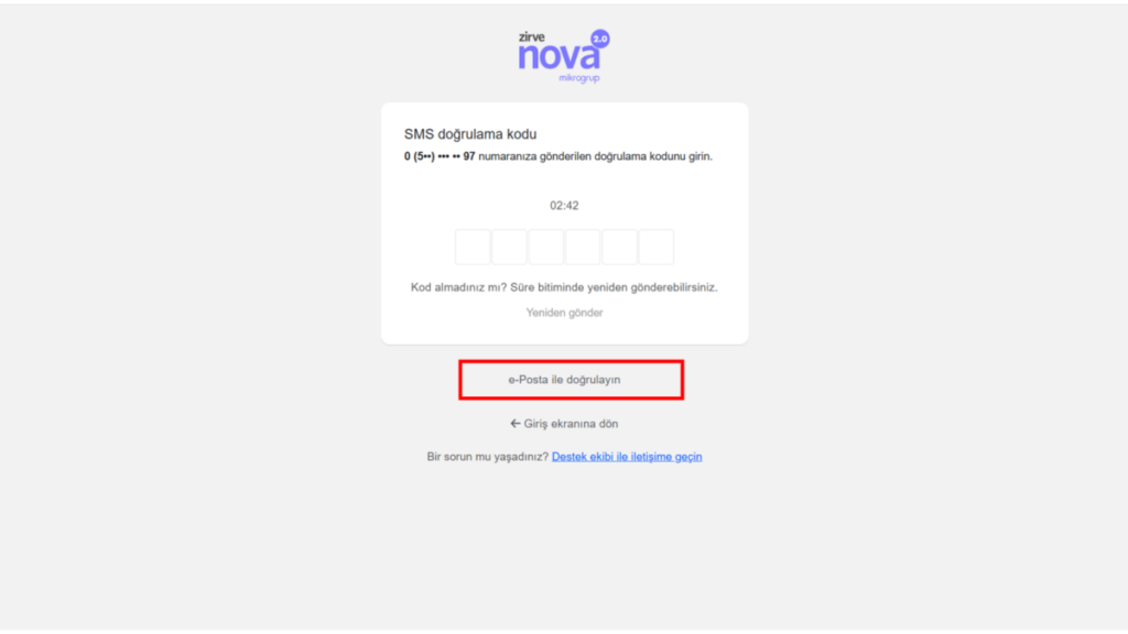 image-90-1024x576 Zirve Nova  Zirve Nova 2.0 Veri Güvenliği İki Aşamalı Doğrulama Hesap Güvenliği Giriş Güvenliği Dijital Güvenlik Çift Faktörlü Kimlik Doğrulama Bulut Muhasebe Programı 